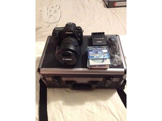 PoulaTo: Canon - EOS 6D DSLR φωτογραφική μηχανή με 24-105mm f / 4L IS Lens - Μαύρο